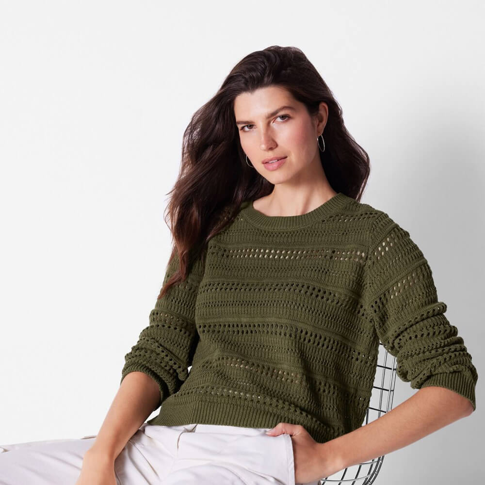 IMG_3380 بافت قلاب بافی زنانه رنگ سبز