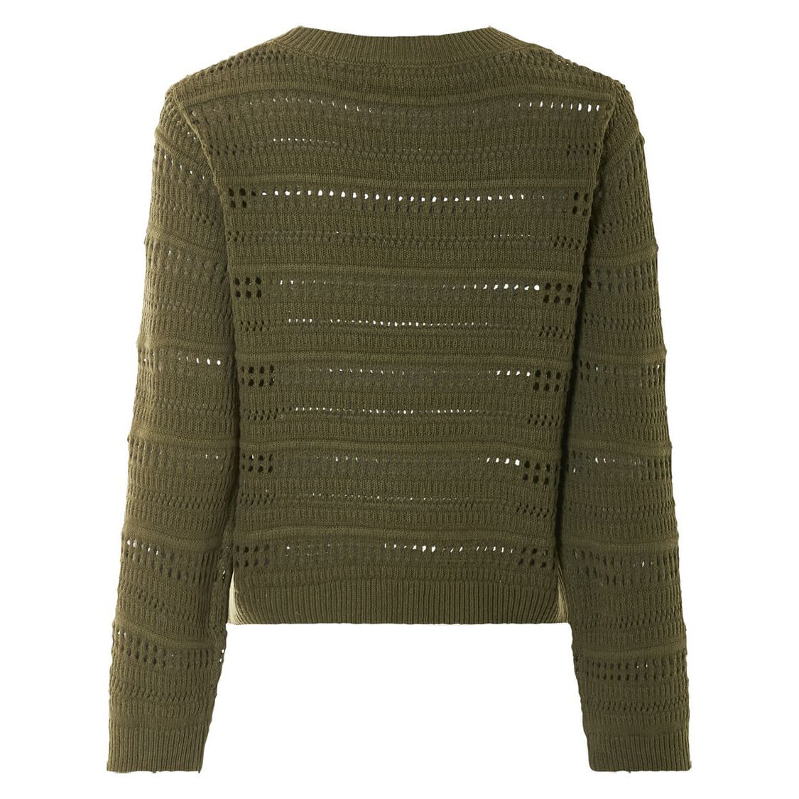 چیدمان تخت بافت قلاب بافی زنانه رنگ سبز نمای پشت