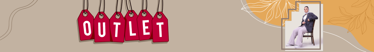 بنر لباس های حراجی outlet